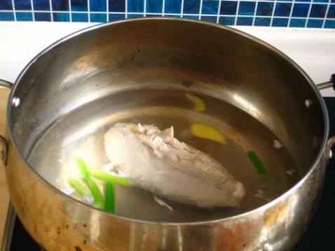 鸡丝拌面步骤2
