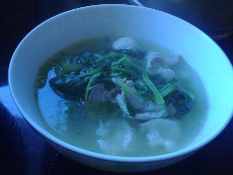 波菜汤面步骤12