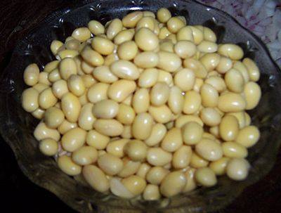 肉末榨菜黄豆面步骤1