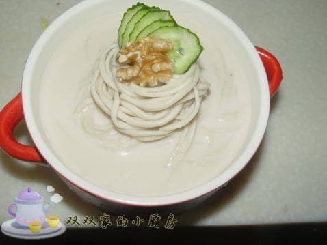 核桃豆浆凉面步骤14