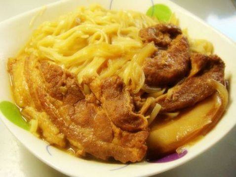 五花肉酱面步骤9