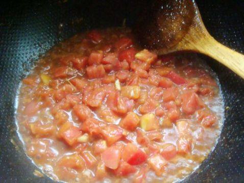 西红柿鸡蛋炸酱面步骤8
