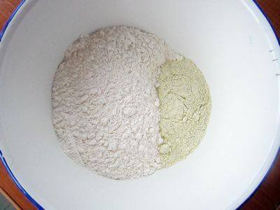 西红柿绿豆面步骤1
