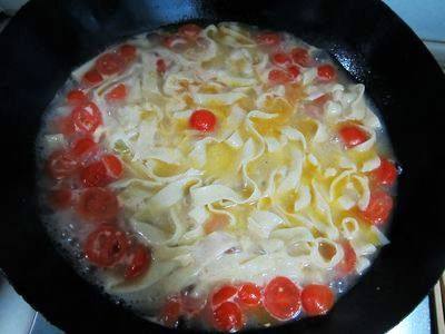 西红柿绿豆面步骤12