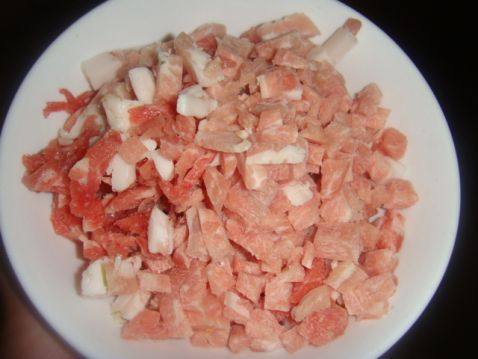 肉丝白菜面步骤1
