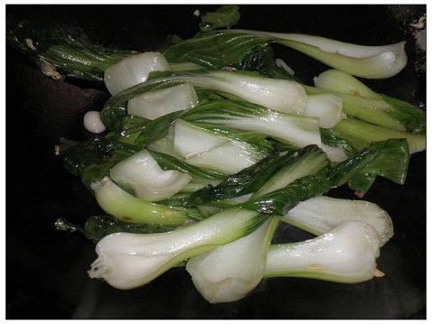 鸡蛋油菜猪肝面步骤8