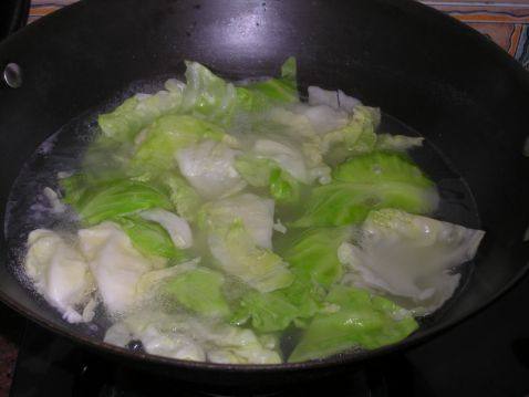 青菜肉丝拌面步骤4