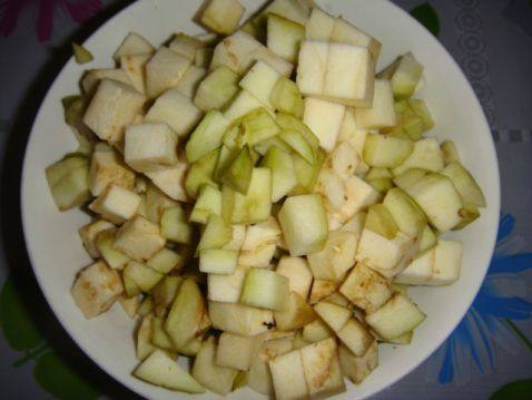 西红柿茄子面步骤2