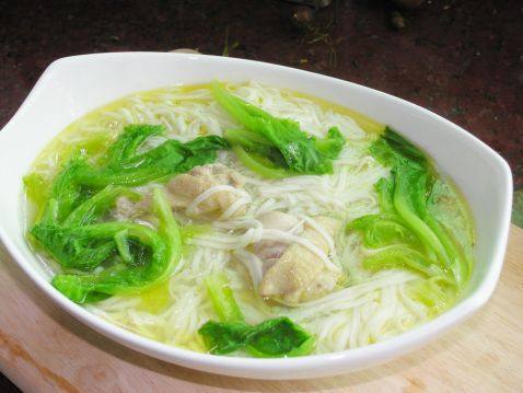 压面机版鸡汤面步骤10