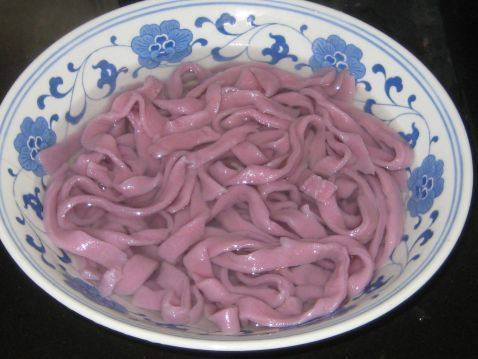 紫薯宽面步骤8