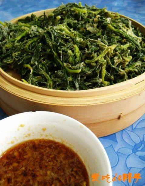 粉蒸面条菜步骤7