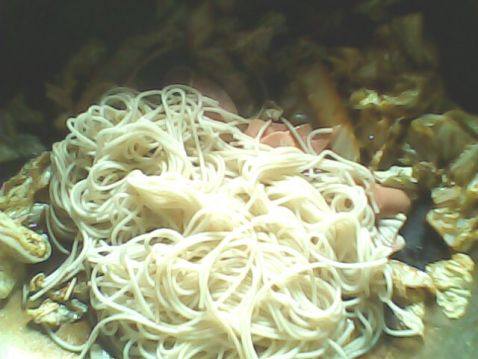 自作炒面步骤6