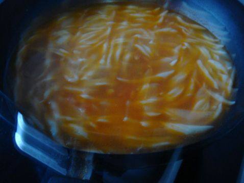 番茄牛肉鱼儿面步骤9