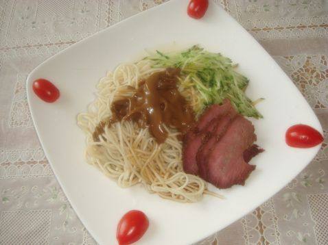 黄瓜牛肉冷面步骤6