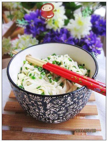 韭苔鸡蛋面步骤10