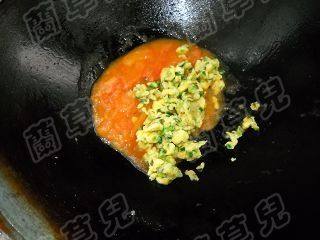 小葱鸡蛋茄汁面步骤7