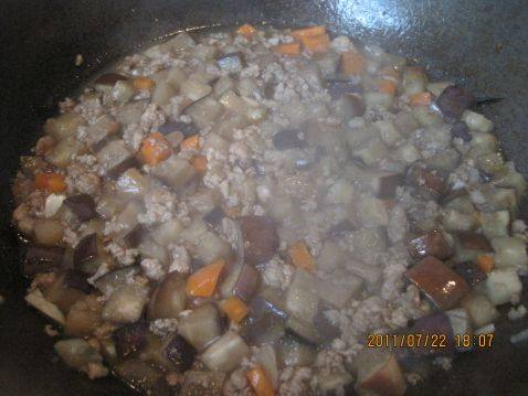 肉糜茄丁凉面步骤5