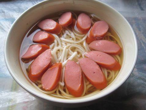 太阳花肠仔面步骤5