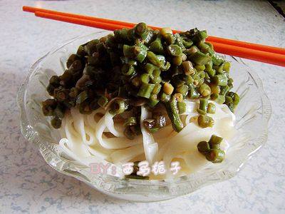 豇豆打卤面步骤7