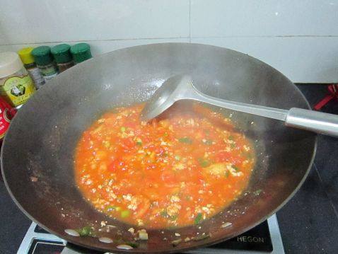 番茄打卤面步骤12