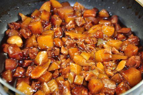 鸡腿菠菜面步骤7