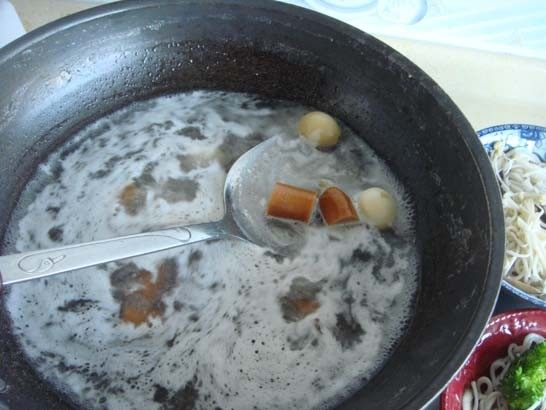 西兰花火腿蛋面步骤4