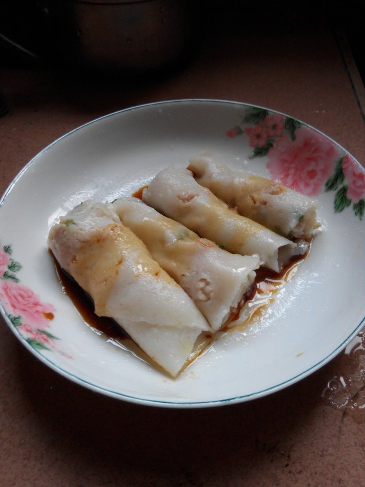 自制肠粉步骤7