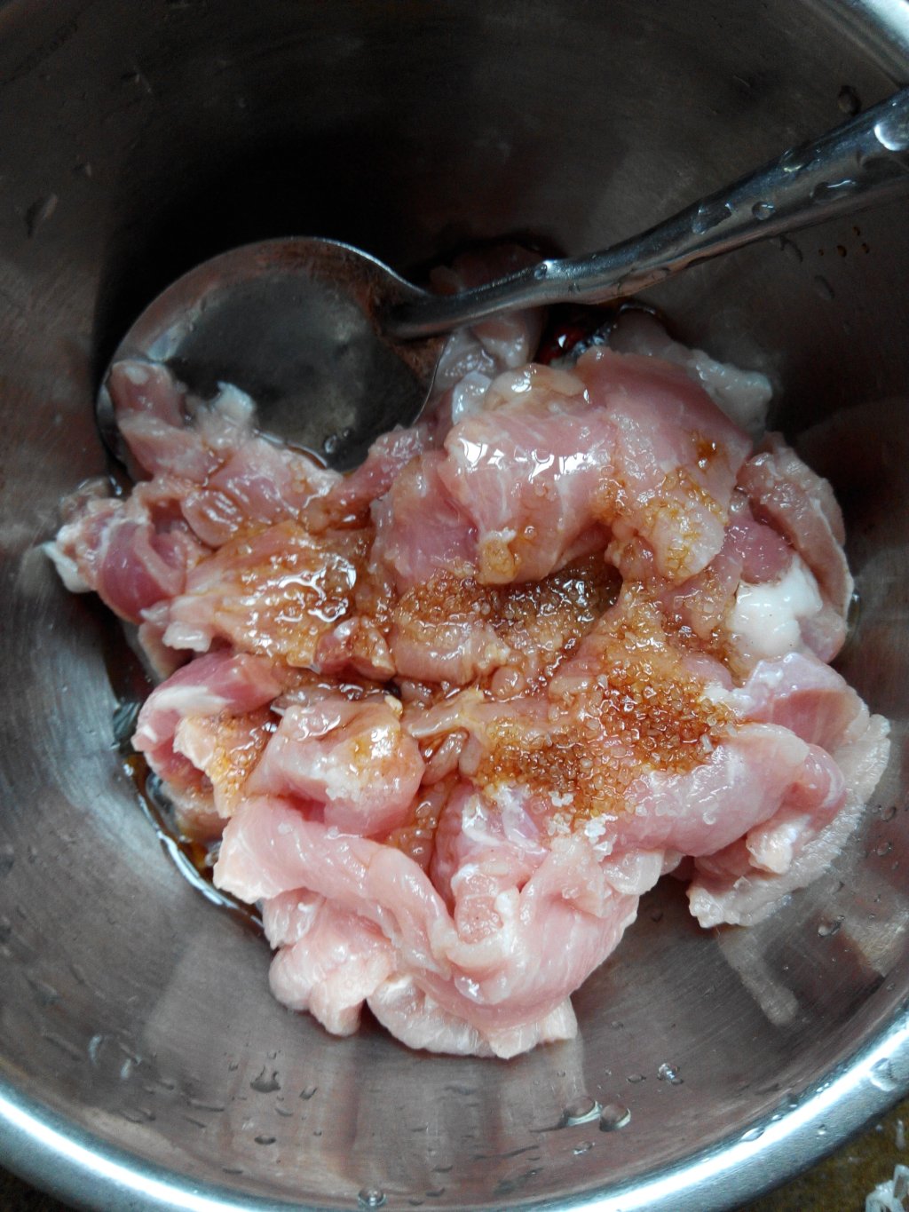豆芽炒河粉步骤2