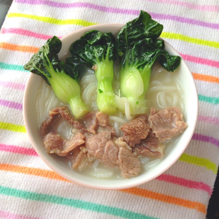 青菜猪肉汤粉步骤8