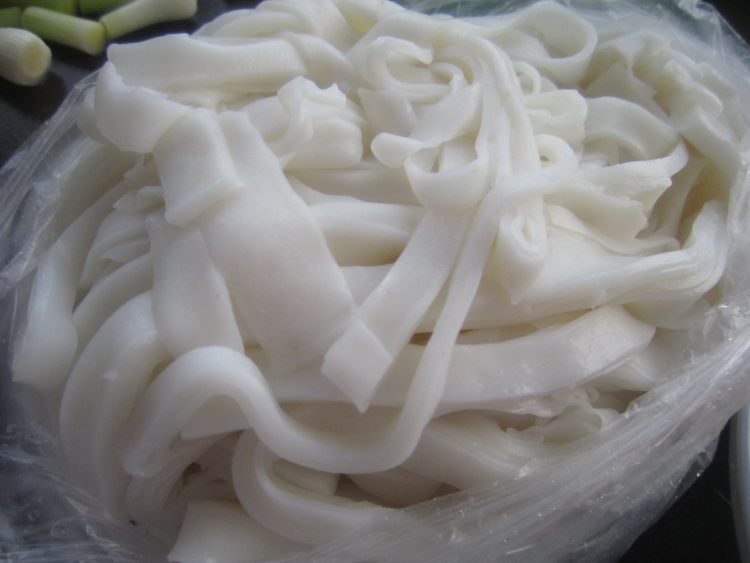 猪肝瘦肉炒河粉步骤1