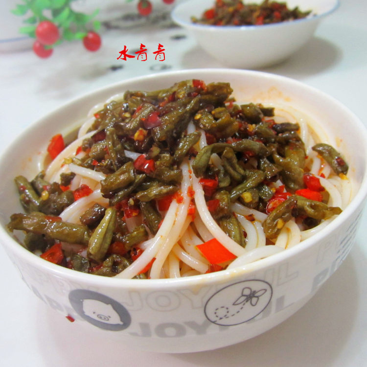 米椒豆角拌粉步骤14
