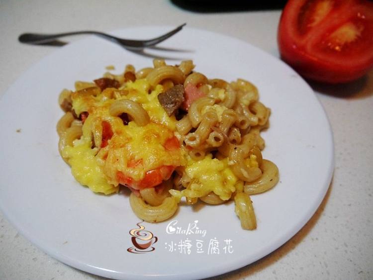 鲜虾肉丸芝士焗通心粉步骤10
