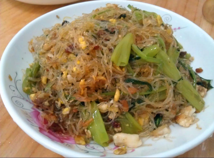 空心菜炒粉丝步骤10