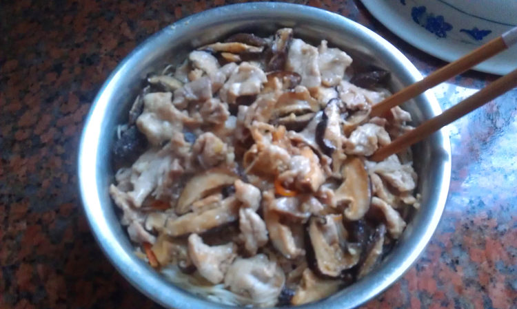 香菇瘦肉蒸米粉步骤8