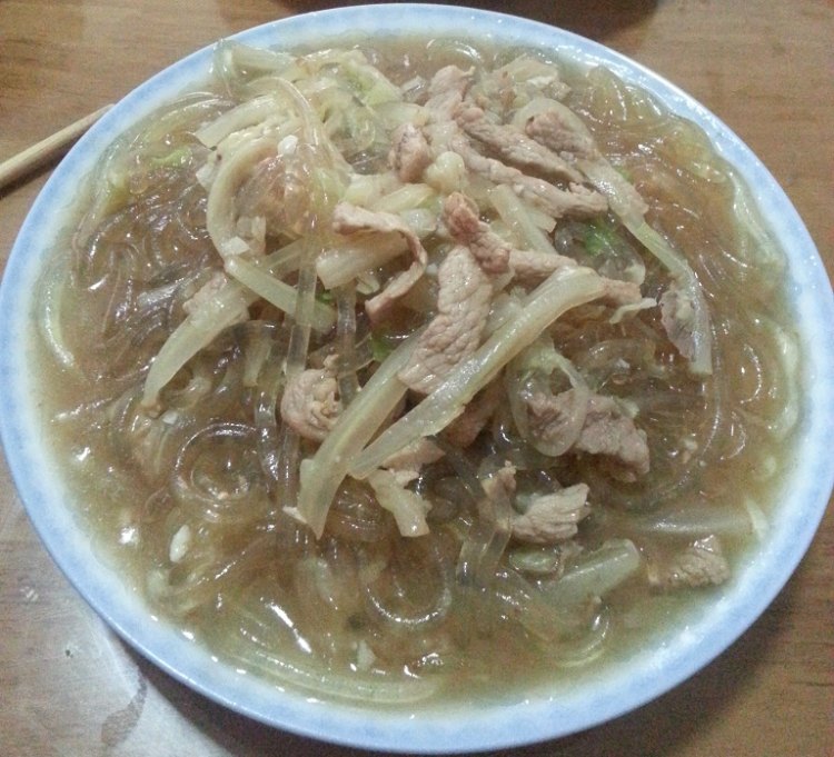 肉丝炒粉步骤12