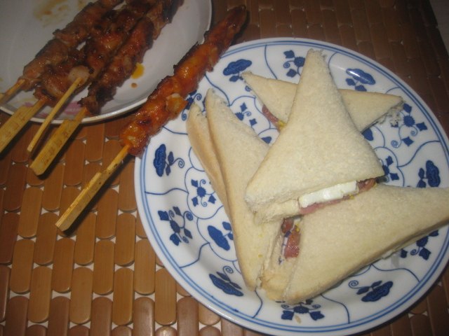 三明治鸡肉串步骤8