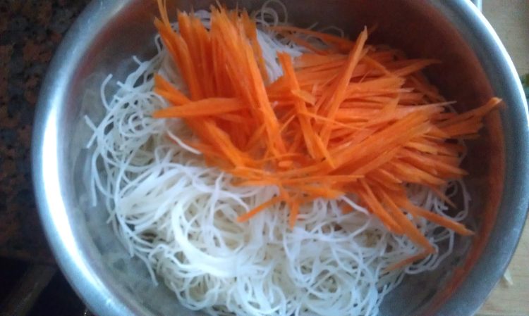 香煎米粉步骤4