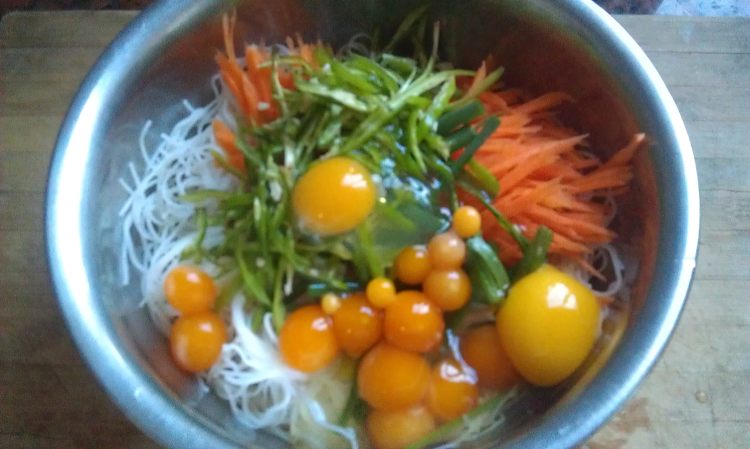 香煎米粉步骤6