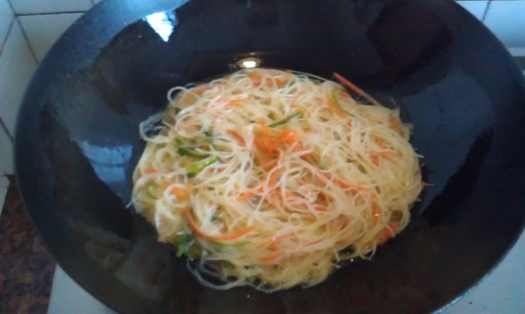 香煎米粉步骤9