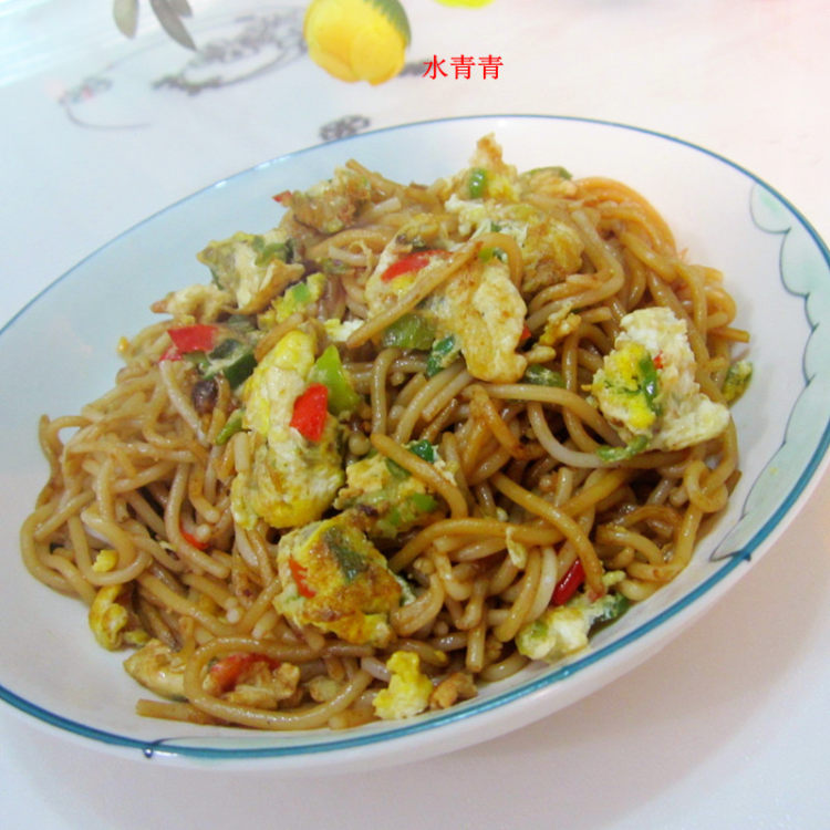 辣椒鸡蛋炒粉步骤11