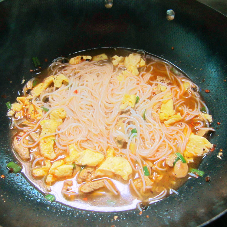鸡肝鸡蛋汤粉步骤10