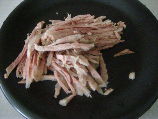 肉丝汤粉步骤2