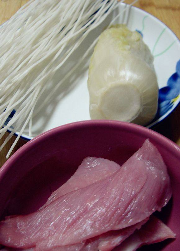 酸菜粉步骤1