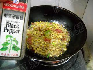 干锅豆芽粉丝步骤13