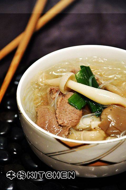 菌菇牛肉粉步骤8