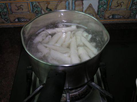 茶树菇米粉皮步骤6
