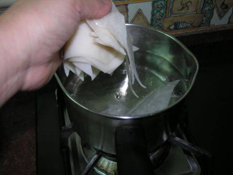 茶树菇米粉皮步骤5