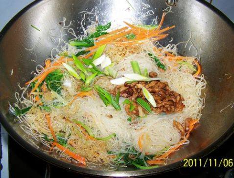 快手早餐---肉丝青菜步骤8