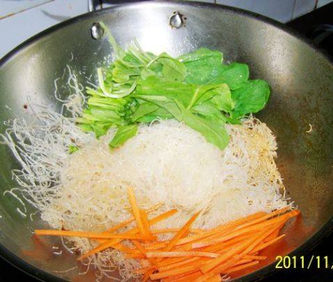快手早餐---肉丝青菜步骤7