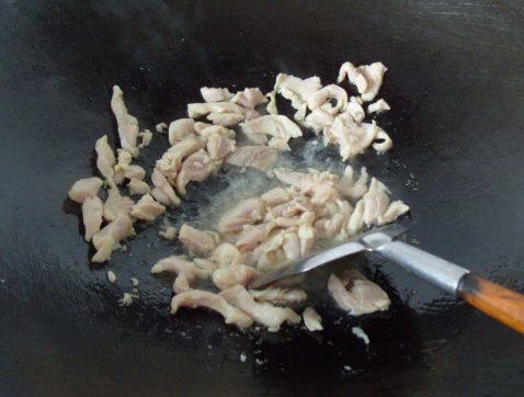 肉丝豇豆炒米粉步骤5